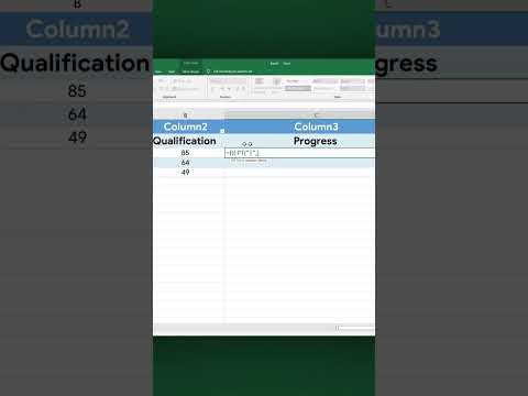 How to Create a Progress bar on Excel [Quick Tutorial]