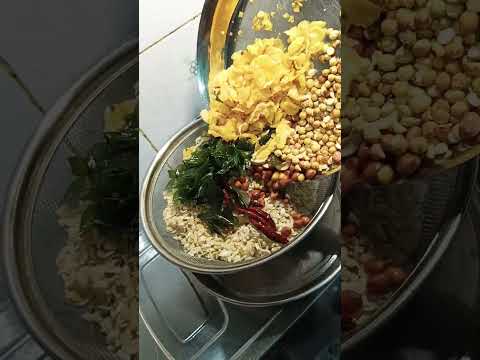 poha mixture ଚୁଡ଼ା ମିକ୍ଚର #anima #mixture #ytviral #trendingshorts #trendingvideo