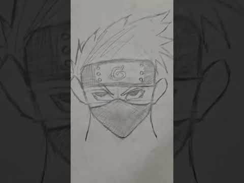 Draw Kakashi #shorts #viral #art