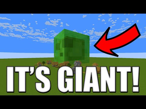 How to get GIANT Slimes in Minecraft Java with ONLY 1 COMMAND!