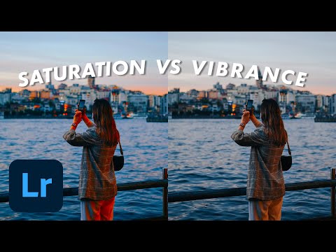 What's the difference between Saturation & Vibrance in Adobe Lightroom