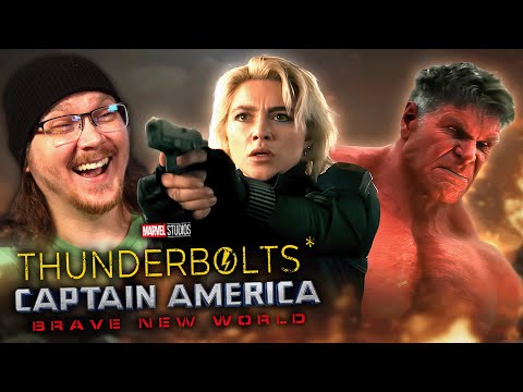 THUNDERBOLTS & CAPTAIN AMERICA BRAVE NEW WORLD TRAILER REACTION | D23 Brazil Special Look | Marvel