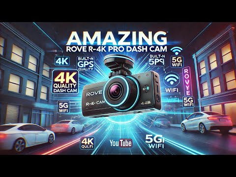 🔥 Amazing ROVE R2-4K PRO Dash Cam – Built-in GPS & 5G WiFi Dash Camera for Cars 🚗   #rover2 #dashcam