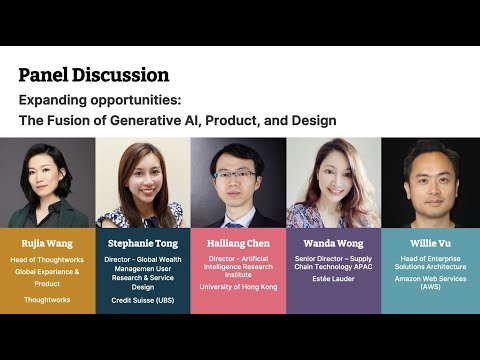 Panel Discussion: Expanding opportunities – The fusion of GenAI, product and design