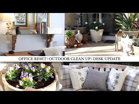 OFFICE RESET | DIY PROJECT | CLEANING MOTIVATION