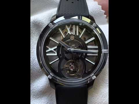 Sakura Tourbillon Watch. Tiancheng. Sapphire Crystal Dome 樱花陀飞轮 天成 冠顶式蓝宝石