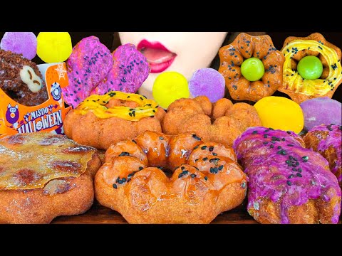 【ASMR】AUTUMN DONUT PARTY🌰 MUKBANG 먹방 食べる音 EATING SOUNDS NO TALKING