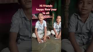 Hi friends Happy New year to all 2025 #kidsfunnytalks #funny #funnyvideo #funpost #funnyideas #wacky