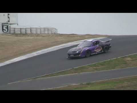 Crown Royal IROC race car on the track at ThunderHill 11-10-09