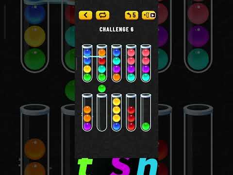 Ball Sort Puzzle Challenges Level 6