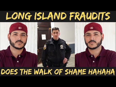 Frauditor Long Island Audits Gets Arrested & Does Walk Of Shame HAHAHA