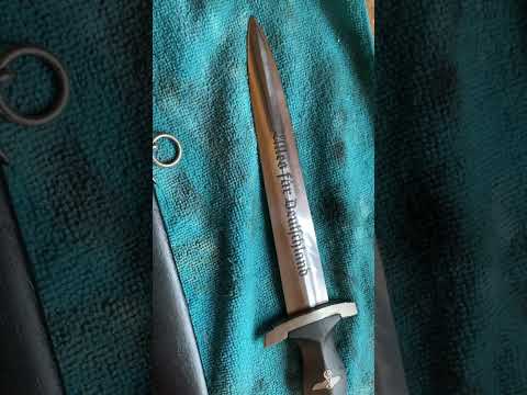 Rare World War II SA Dagger with black grip NSKK part of Hitler’s Brown shirts