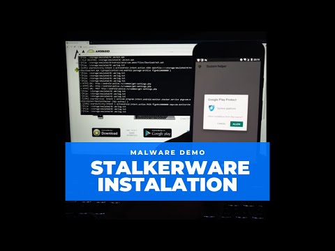 Android Stalkerware logs gathering | downloading additional app | Monitoring app