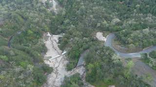 2013年9月台風18号豪雨災害で土砂崩落から7年経過の鵜川村井線広域林道　2021年撮影