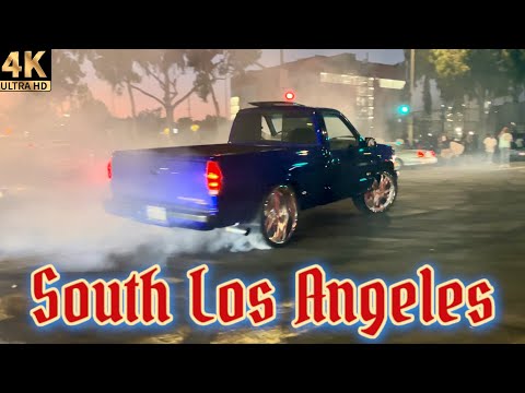 LA Hood Car Cruise 🚗  | Los Angeles, California 🇺🇸 [4K]