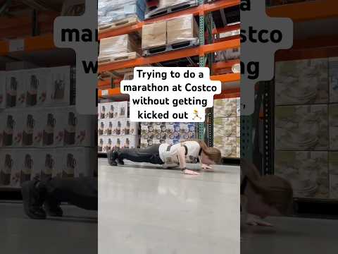 I ran a marathon inside of Costco!