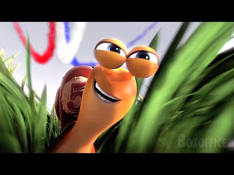 Caracol vs. Cortadora de césped monstruosa | Turbo | Clip en Español