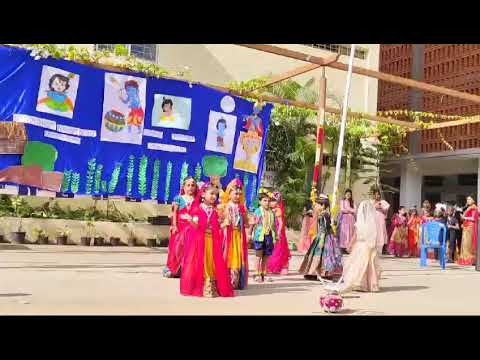 Shree krushna Janamasthmi school dance video #short#🌺🌺🌹🌹🌹