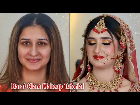 Quick Simple and Easy Bridal Makeup tutorial | Long Lasting Makeup tips for beginners |@Asma_Khan