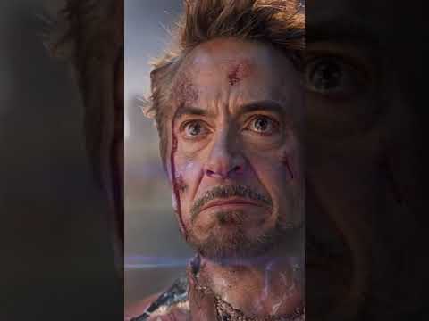 Avengers end game Seeing the appearance of Iron Man at the end inexplicably tearful eyes