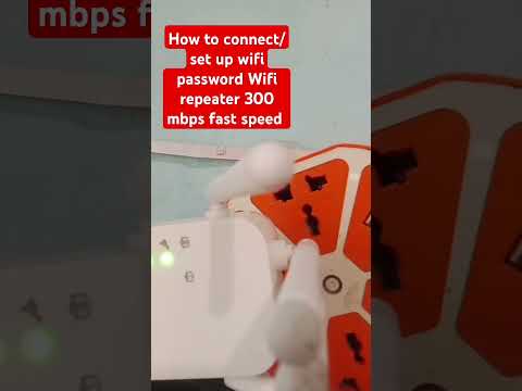 How to connect/set up wifi password Wifi repeater 300 mbps fast speed Wifi range extender 2.4g