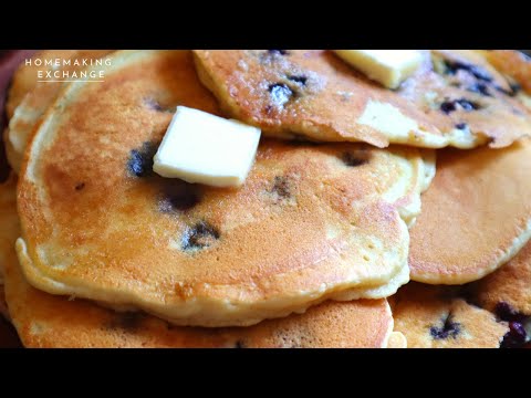 Blueberry Pancake Recipe | How to Make Blueberry Pancakes