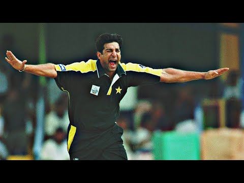 Wasim Akram 3 wickets STUNNING Bowling vs South Africa 2002 **RARE GOLD**