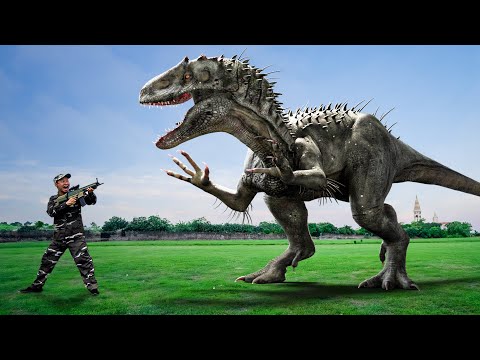 Most Dramatic T-rex Dinosaur Chase - Part #750 | Trex attack | Jurassic Park | Dinosaur | Rexy films