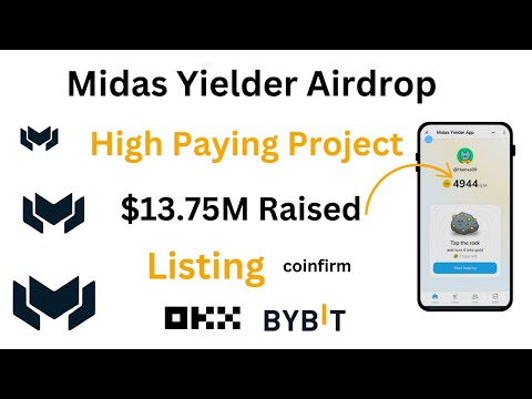 999$ Coinfirm Midas Airdrop || Midas Biggest AirDrop || Midas AirDrop $13.75M Fund Raised