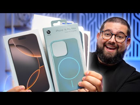 iPhone 16 Pro Max, Watch Series 10 LIVE Unboxing + Beats, Apple Cases!