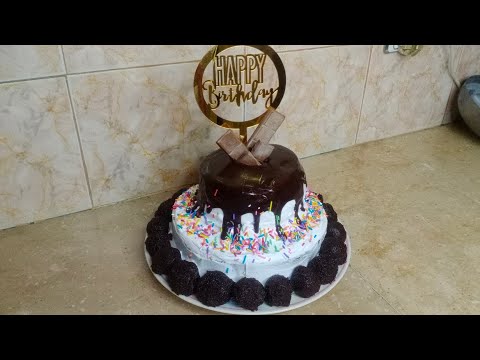 Birthday cake #how to make birthday cake ?#step by step cake making/#birthdaycelebration .