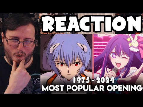 Gor's "The Most Popular Anime Opening of Each Year (1975-2024) Evolution of Anime Openings" REACTION