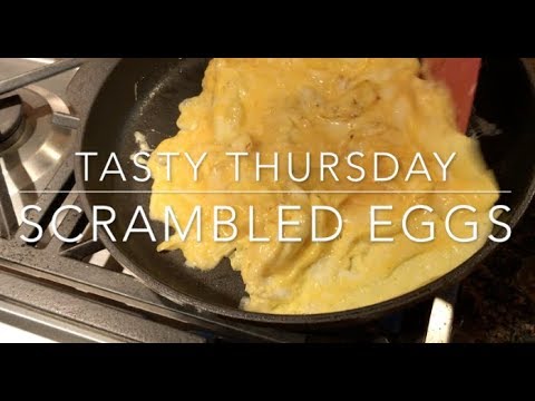 Scrambled eggs for a crowd - a Tasty Thursday video