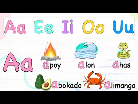 Magsanay Bumasa || MGA PATINIG Aa Ee Ii Oo Uu || Tagalog Reading Practice