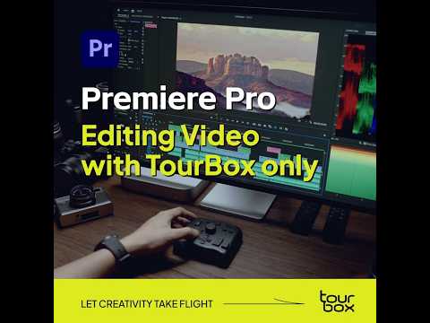 💡Editing Video with #TourBox only in #Premiere Pro