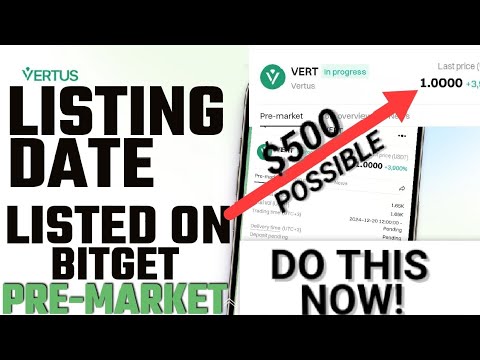 $VERT LISTING DATE CONFIRMED | POSSIBLE LISTING PRICE  | DO THIS NOW!