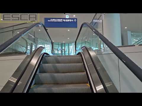 Korea Incheon International Airport Station ICN Escalator Schindler B1-1F