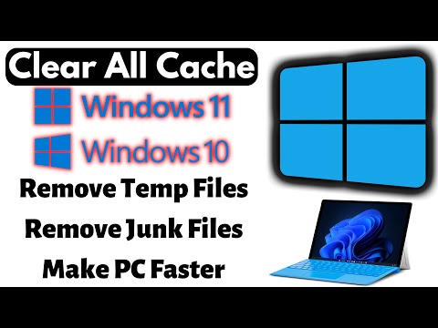 Clean Your PC to Make it Faster | Clear All Cache Windows 11 | Windows10