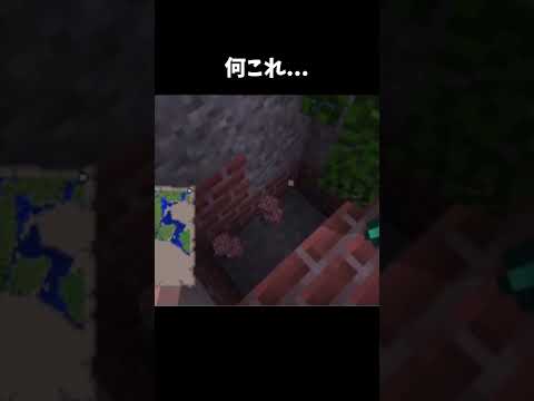 マイクラやってたら変な洞窟見つけたんだが... #subscribe #shorts #マイクラ