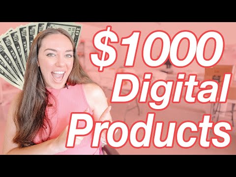 These Digital Products Can Make You Over $1000 a Month