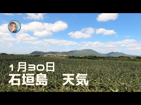 【石垣島天気】1月30日10時ごろ。15秒でわかる今日の石垣島の様子。