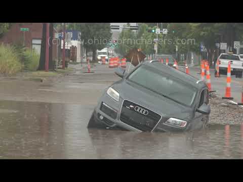 08/08/2018 Oklahoma City Flash Flooding Takes Out Cars