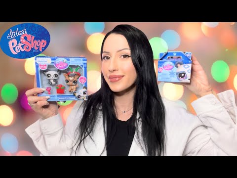 Unboxing My First Littlest Pet Shop Figures! 🎄 Series 2 Christmas Set & Mystery Pet Surprise! 🎁