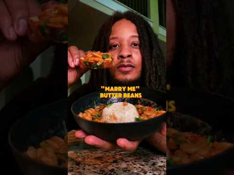 "Marry Me " Butter Beans  #youtubeshorts #plantbased #cooking #veganrecipes #foodie #onepotmeal