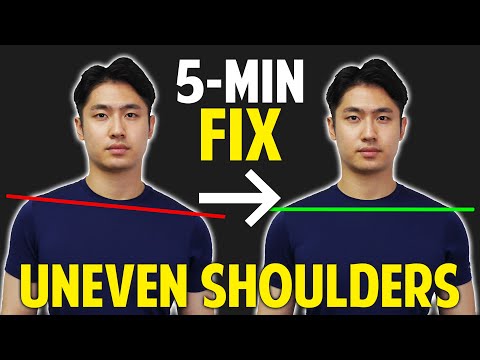 Fix Uneven Shoulders, Scoliosis｜With Just 5-Minutes｜Fix the Shoulders