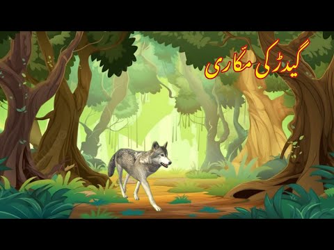 GEDAR KI MAKARI | گیدڑ کی مکّاری | |Urdu cartoon story | Urdu kahaniyaan | Moral Story