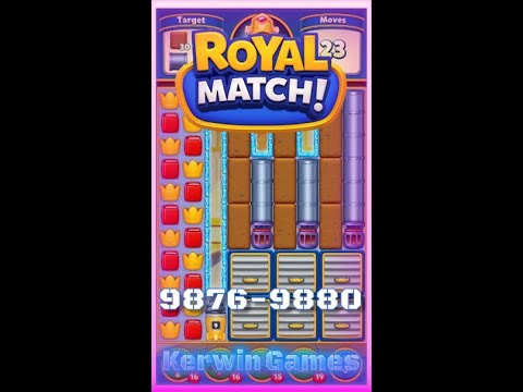 Royal Match Level 9876 9877 9878 9879 9880 - No Boosters Gameplay