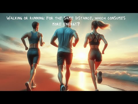 Walking or running: for the same distance, which consumes more energy?