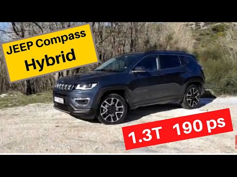 JEEP Compass 1.3T 190ps 4xe Plug in hybrid 2020 0-100 km/h Acceleration Test Review I PeriTroxon.gr