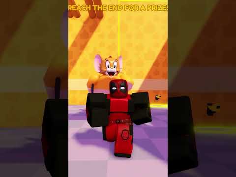 DEADPOOL BYE BYE BYE escape TOM & JERRY BARRY'S PRISON RUN #roblox #shorts